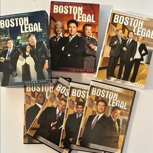 Boston legal dvd set season 1, 2, 3 featuring James Spader & Candice Bergman